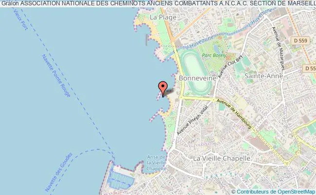 plan association Association Nationale Des Cheminots Anciens Combattants A.n.c.a.c. Section De Marseille Marseille