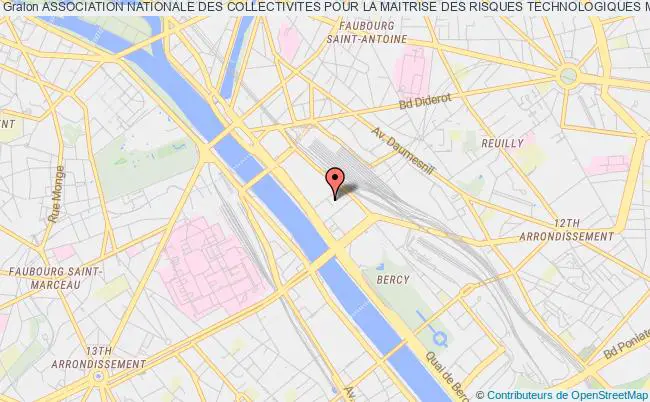 plan association Association Nationale Des Collectivites Pour La Maitrise Des Risques Technologiques Majeurs (amaris) Paris