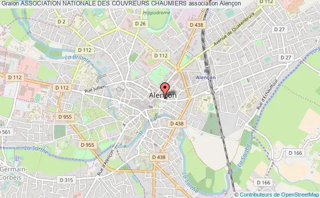 plan association Association Nationale Des Couvreurs Chaumiers Alençon