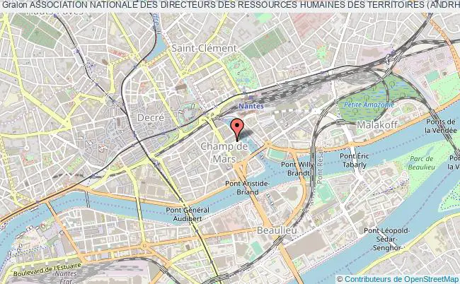 plan association Association Nationale Des Directeurs Des Ressources Humaines Des Territoires (andrhdt) Nantes Cédex 9
