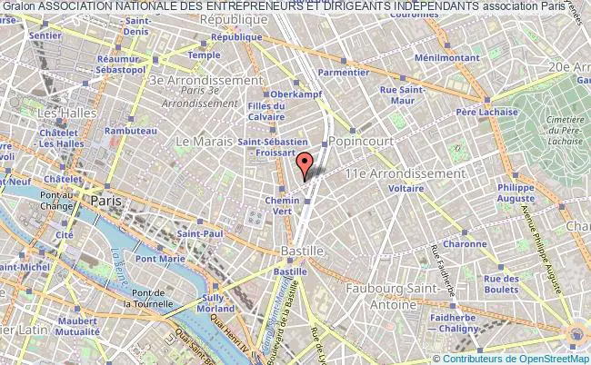 plan association Association Nationale Des Entrepreneurs Et Dirigeants Independants Paris