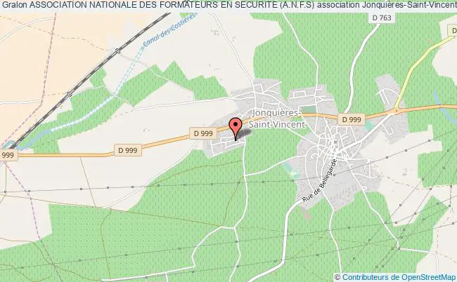 plan association Association Nationale Des Formateurs En Securite (a.n.f.s) Jonquières-Saint-Vincent