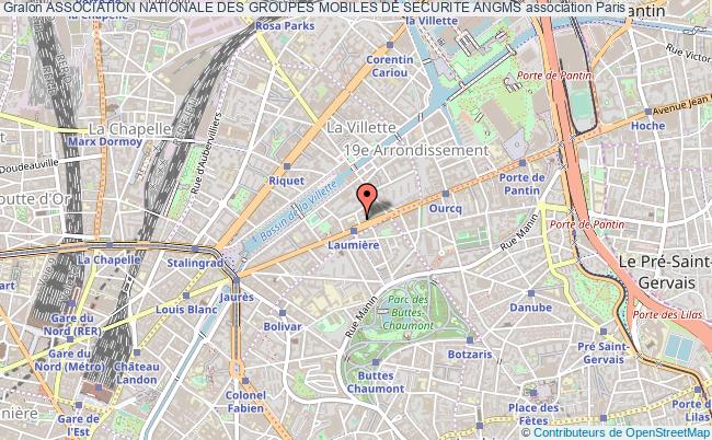 plan association Association Nationale Des Groupes Mobiles De Securite Angms Paris