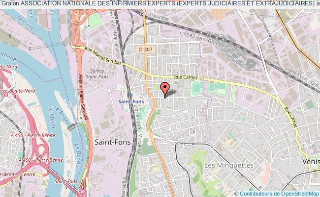plan association Association Nationale Des Infirmiers Experts (experts Judiciaires Et Extrajudiciaires) Saint-Fons