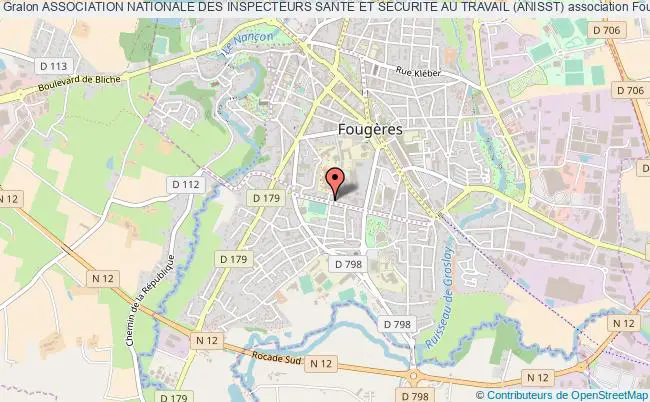 plan association Association Nationale Des Inspecteurs Sante Et Securite Au Travail (anisst) Fougères