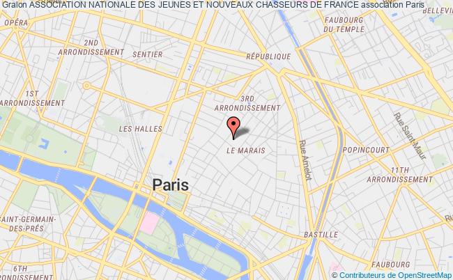 plan association Association Nationale Des Jeunes Et Nouveaux Chasseurs De France Paris 3e
