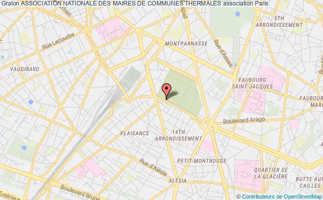 plan association Association Nationale Des Maires De Communes Thermales Paris