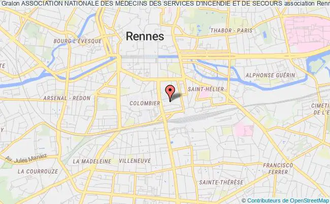 plan association Association Nationale Des Medecins Des Services D'incendie Et De Secours Rennes