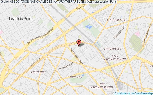 plan association Association Nationale Des Naturotherapeutes (a2n) Paris
