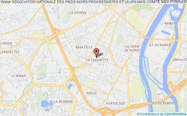 plan association Association Nationale Des Pieds Noirs Progressistes Et Leurs Amis Comite Midi-pyrenees Toulouse