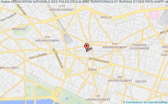 plan association Association Nationale Des Poles D'equilibre Territoriaux Et Ruraux Et Des Pays (anpp) Paris