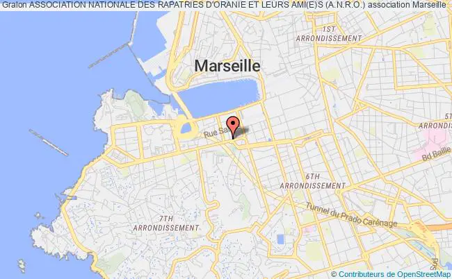plan association Association Nationale Des Rapatries D'oranie Et Leurs Ami(e)s (a.n.r.o.) Marseille