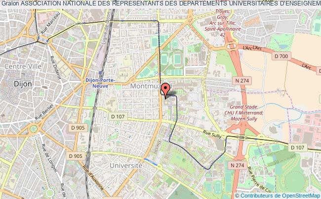 plan association Association Nationale Des Representants Des Departements Universitaires D'enseignement De Mad, Resumee En Mad-u Dijon