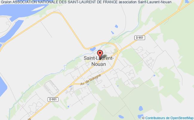 plan association Association Nationale Des Saint-laurent De France Saint-Laurent-Nouan