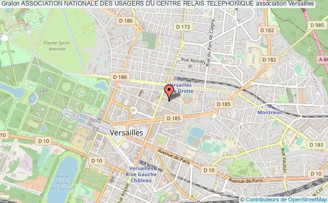 plan association Association Nationale Des Usagers Du Centre Relais Telephonique Versailles