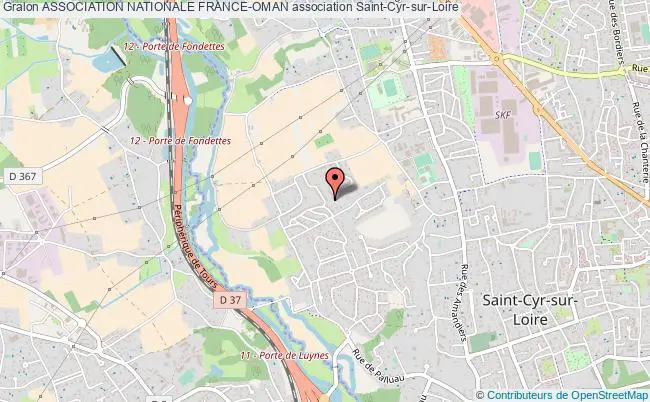 plan association Association Nationale France-oman Saint-Cyr-sur-Loire