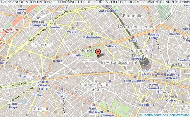plan association Association Nationale Pharmaceutique Pour La Collecte Des Medicaments - Anpcm Paris