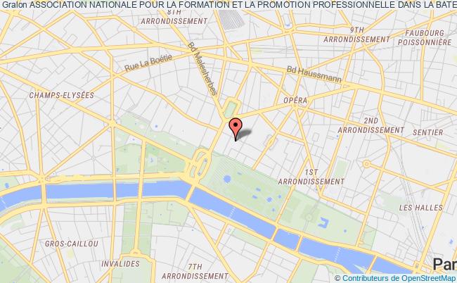 plan association Association Nationale Pour La Formation Et La Promotion Professionnelle Dans La Batellerie Paris