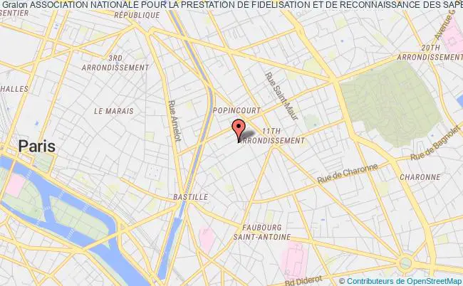 plan association Association Nationale Pour La Prestation De Fidelisation Et De Reconnaissance Des Sapeurs-pompiers Volontaires Paris