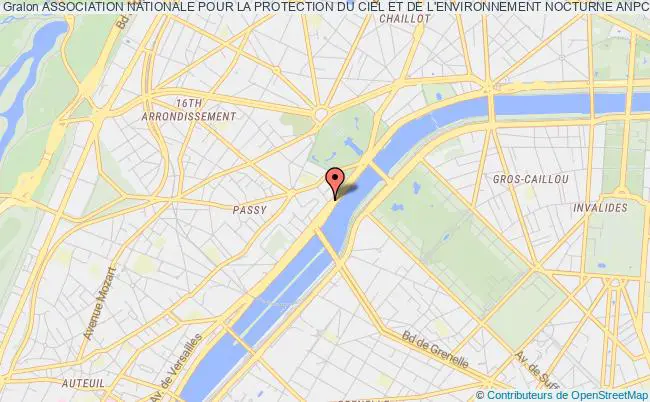 plan association Association Nationale Pour La Protection Du Ciel Et De L'environnement Nocturne Anpcen. Paris