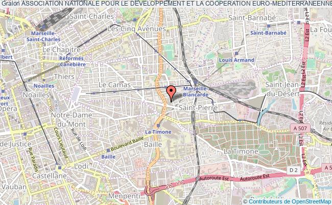 plan association Association Nationale Pour Le Developpement Et La Cooperation Euro-mediterraneenne Marseille