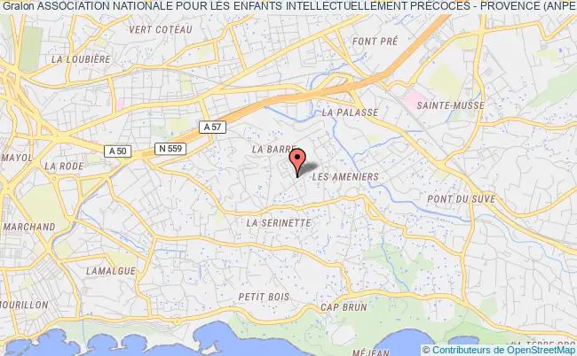 plan association Association Nationale Pour Les Enfants Intellectuellement PrÉcoces - Provence (anpeip-provence) Toulon