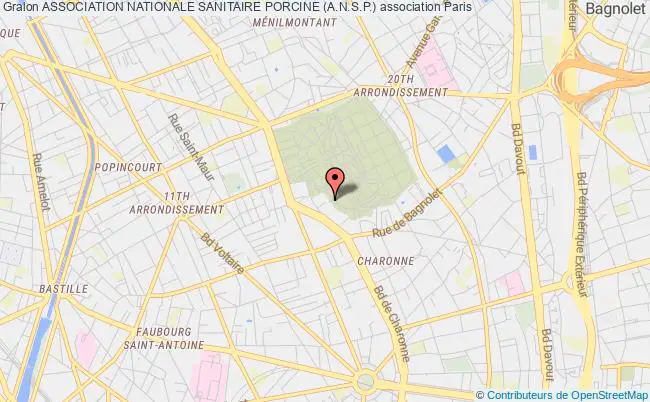 plan association Association Nationale Sanitaire Porcine (a.n.s.p.) Paris