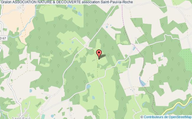 plan association Association Nature & Decouverte Saint-Paul-la-Roche