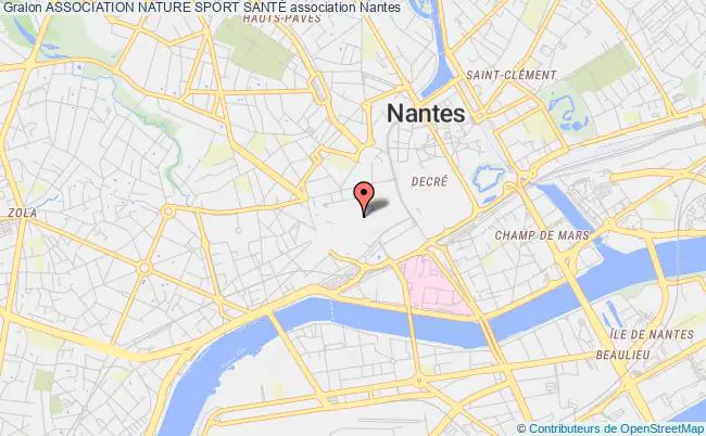 plan association Association Nature Sport SantÉ Nantes
