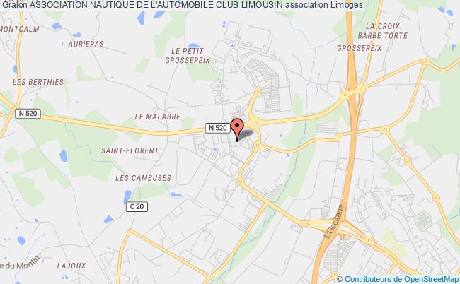 plan association Association Nautique De L'automobile Club Limousin Limoges