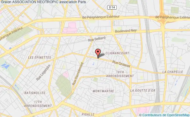 plan association Association Neotropic Paris