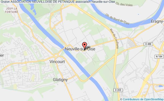 plan association Association Neuvilloise De Petanque Neuville-sur-Oise