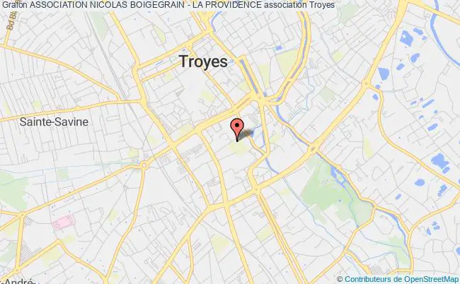 plan association Association Nicolas Boigegrain - La Providence Troyes