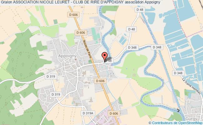 ASSOCIATION NICOLE LEURET - CLUB DE RIRE D'APPOIGNY