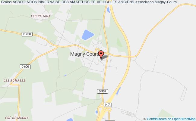 plan association Association Nivernaise Des Amateurs De Vehicules Anciens Magny-Cours