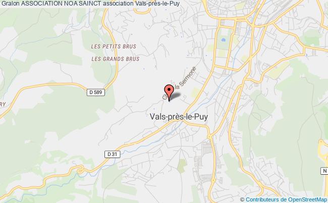 plan association Association Noa Sainct Vals-près-le-Puy