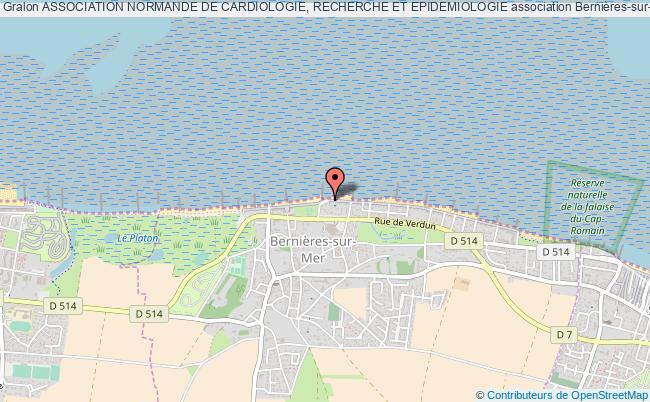 plan association Association Normande De Cardiologie, Recherche Et Epidemiologie Bernières-sur-Mer