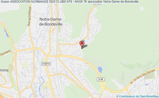plan association Association Normande Des Clubs K76 - Anck 76 Notre-Dame-de-Bondeville