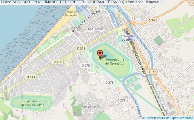 plan association Association Normande Des Greffes Cardiaques (angc) Deauville Cedex