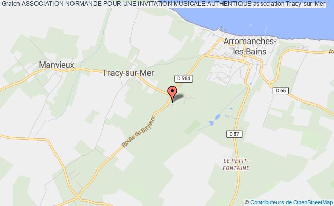 plan association Association Normande Pour Une Invitation Musicale Authentique Tracy-sur-Mer