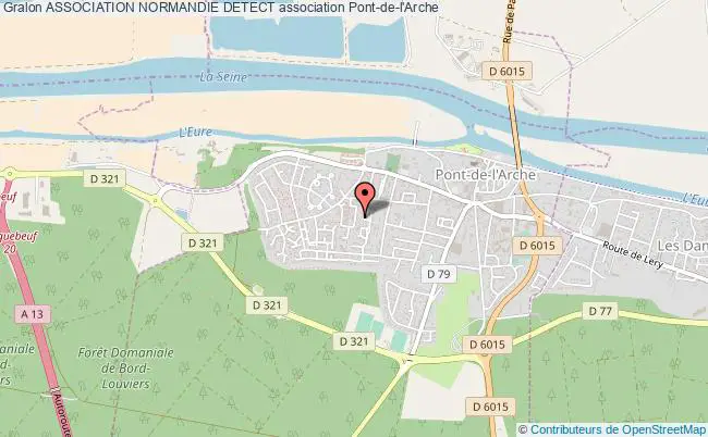 plan association Association Normandie Detect Pont-de-l'Arche