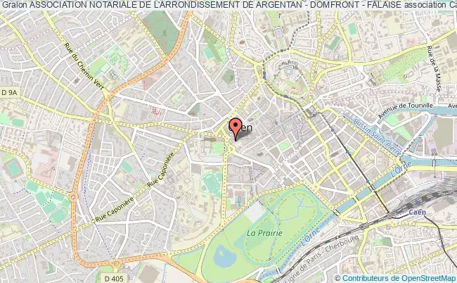 plan association Association Notariale De L'arrondissement De Argentan - Domfront - Falaise Caen