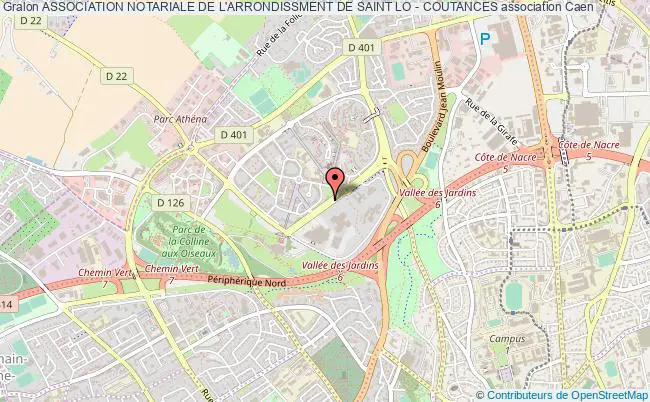 plan association Association Notariale De L'arrondissment De Saint Lo - Coutances Caen
