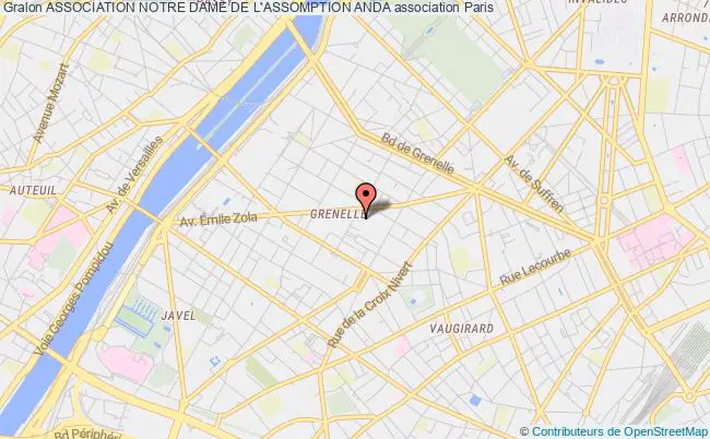 plan association Association Notre Dame De L'assomption Anda Paris
