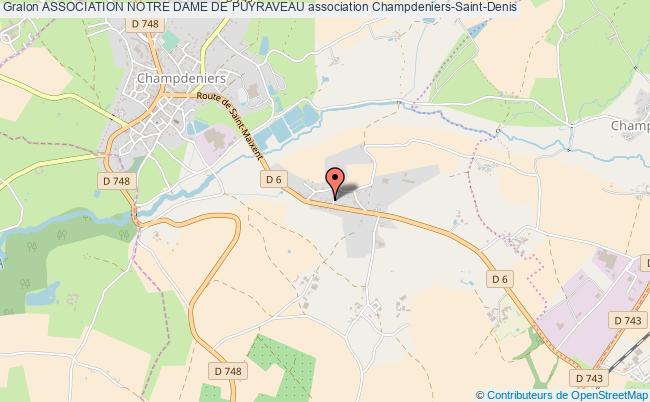 plan association Association Notre Dame De Puyraveau Champdeniers-Saint-Denis