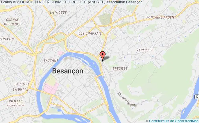 plan association Association Notre-dame Du Refuge (andref) Besançon