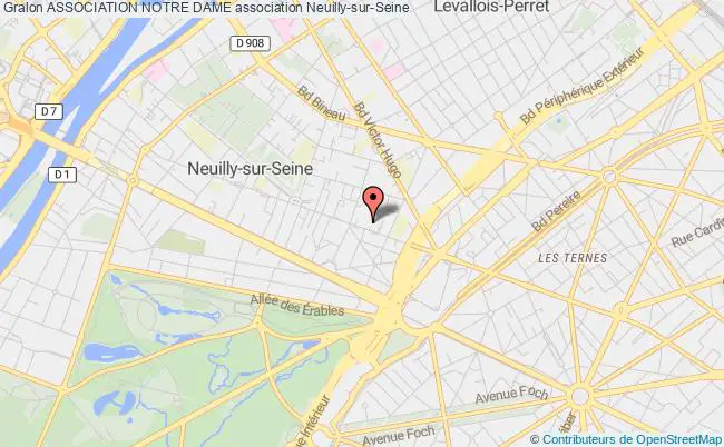 plan association Association Notre Dame Neuilly-sur-Seine