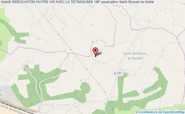 plan association Association Notre Vie Avec La Tetrasomie 18p Saint-Romain-le-Noble