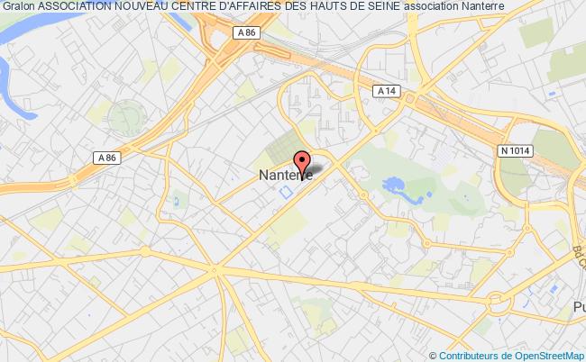 plan association Association Nouveau Centre D'affaires Des Hauts De Seine Nanterre
