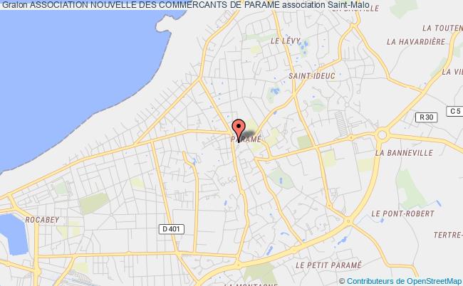 plan association Association Nouvelle Des Commercants De Parame Saint-Malo